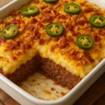Cowboy Meatloaf and Potato Casserole Recipe