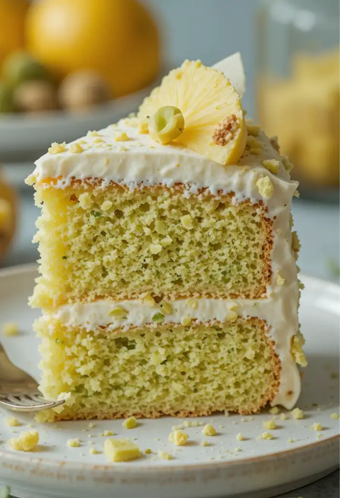 Easy Pistachio Pineapple Cake