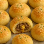 Garlic Parmesan Cheeseburger Bombs