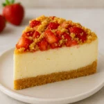 No Bake Strawberry Crunch Cheesecake