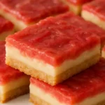 Rhubarb Pudding Bars