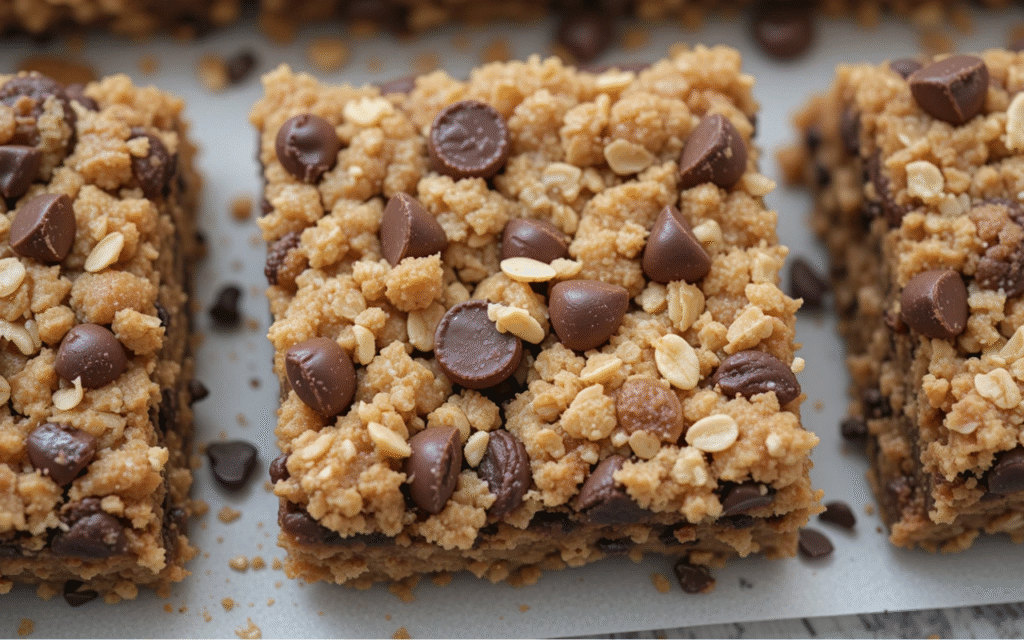 Healthy Oatmeal Chocolate Chip Bars