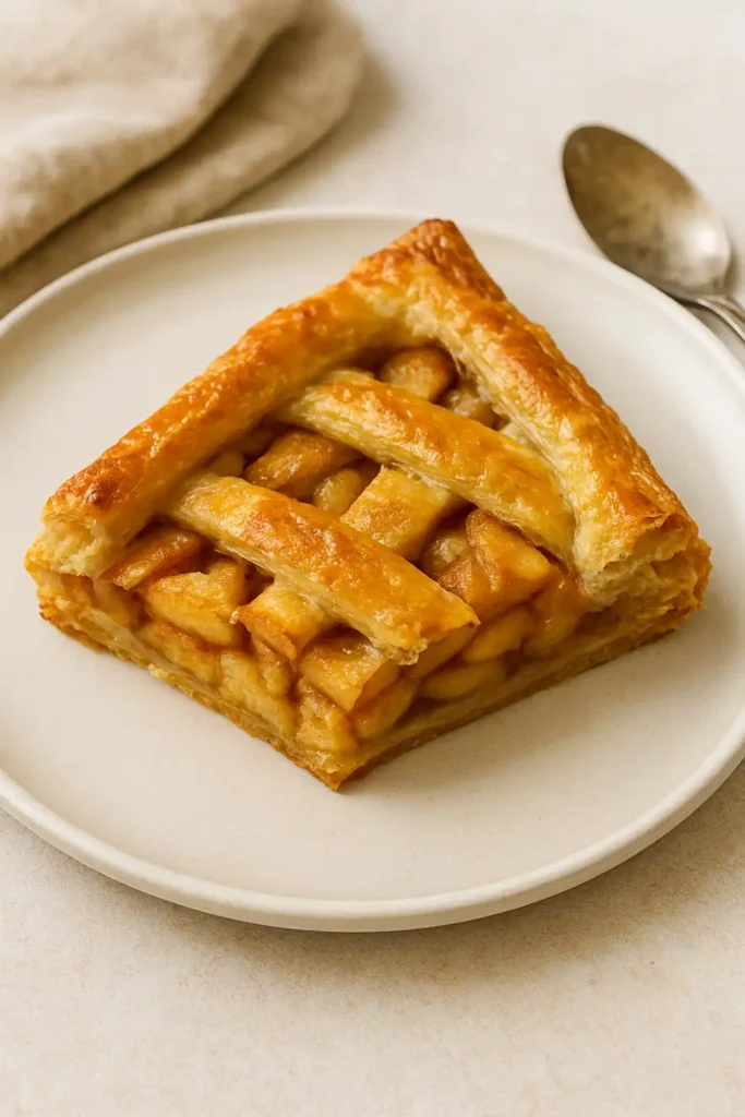 apple pie puff pastry bake