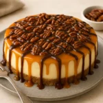 caramel pecan turtle cheesecake
