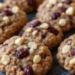 cranberry white chocolate oatmeal cookies