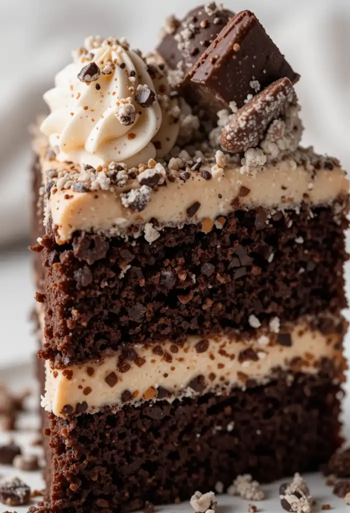 german chocolate poke cake