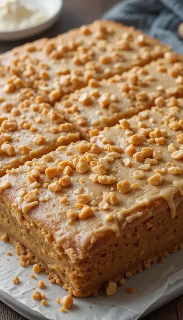 peanut butter Texas sheet cake