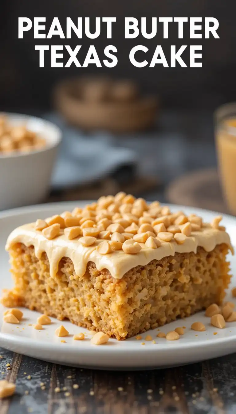 peanut butter texas sheet cake