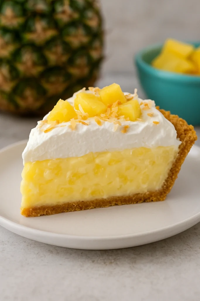 tropical pineapple paradise pie