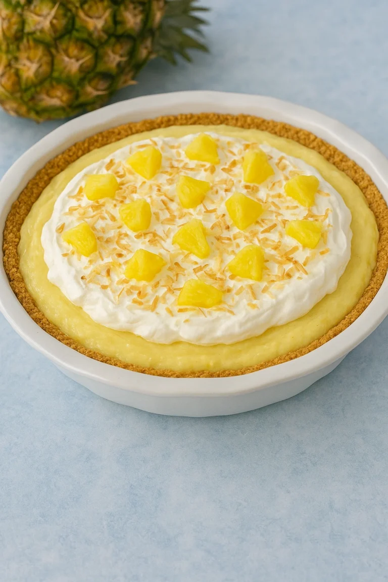 tropical pineapple paradise pie