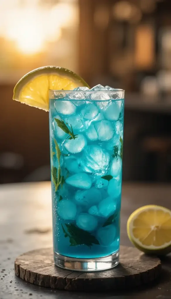 Blue Hurricane Drink