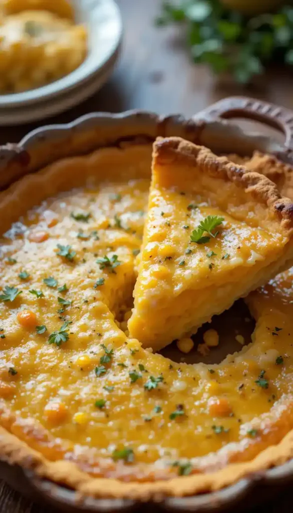Chedder Sweet Corn Pie Recipe