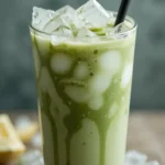 Low Calorie Iced Matcha Latte