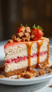 Snickers Strawberry Cheesecake