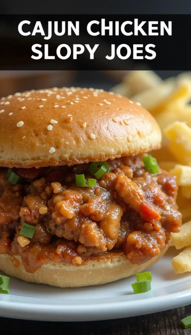 cajun chicken sloppy joes recipe