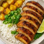 chicken rice pineapple bowl