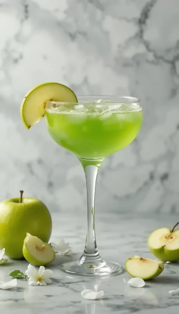 green apple mocktail