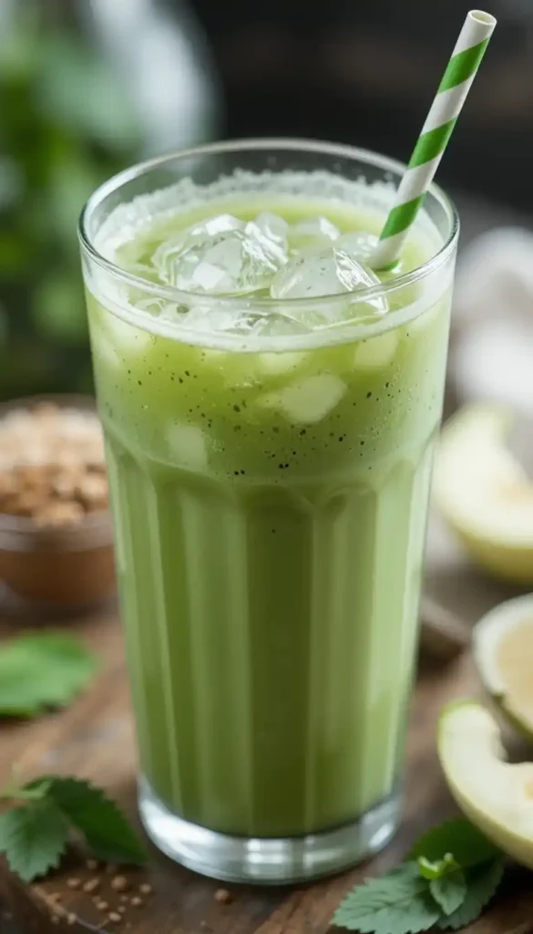 Low Calorie Iced Matcha Latte