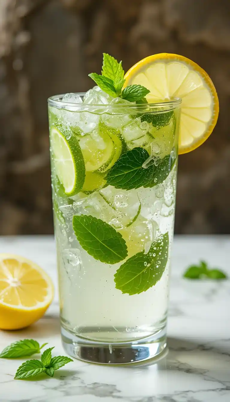 mint cucumber lemon water