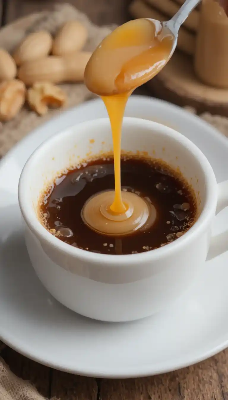 peanut butter syrup for coffee