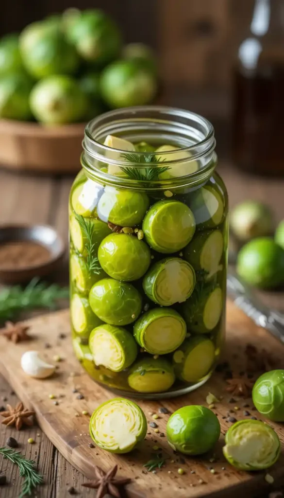 pickled brussel sprouts