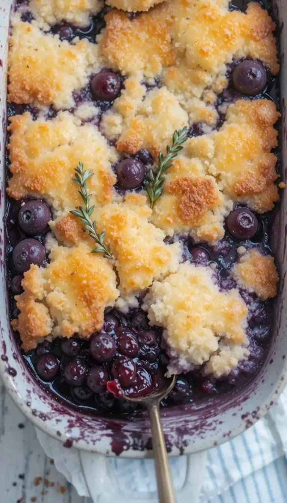 old fashioned blueberry cobbler recipe