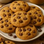 Chickpea Peanut Butter Chocolate Chip Cookies