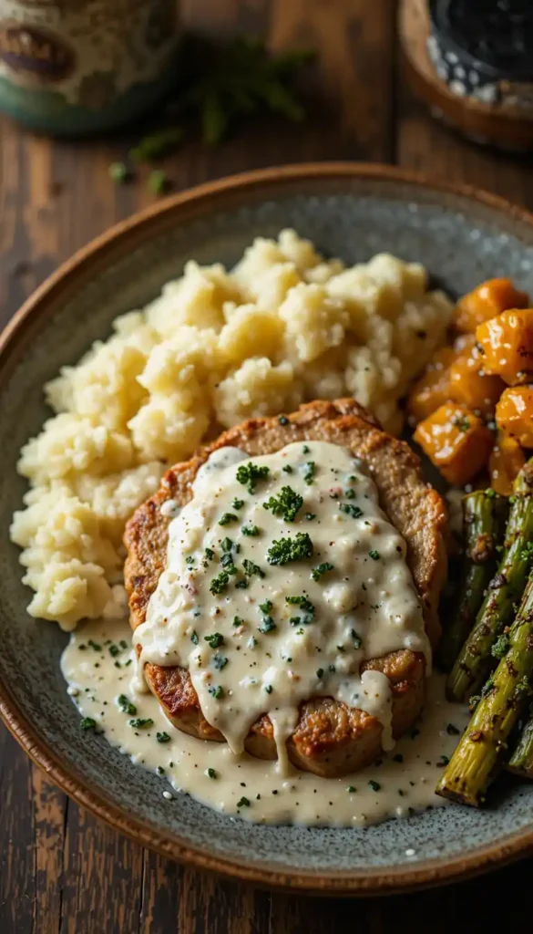 Creamy Ranch Slow Cooker Pork Chops