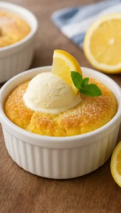 Magic Lemon Cobbler Delight