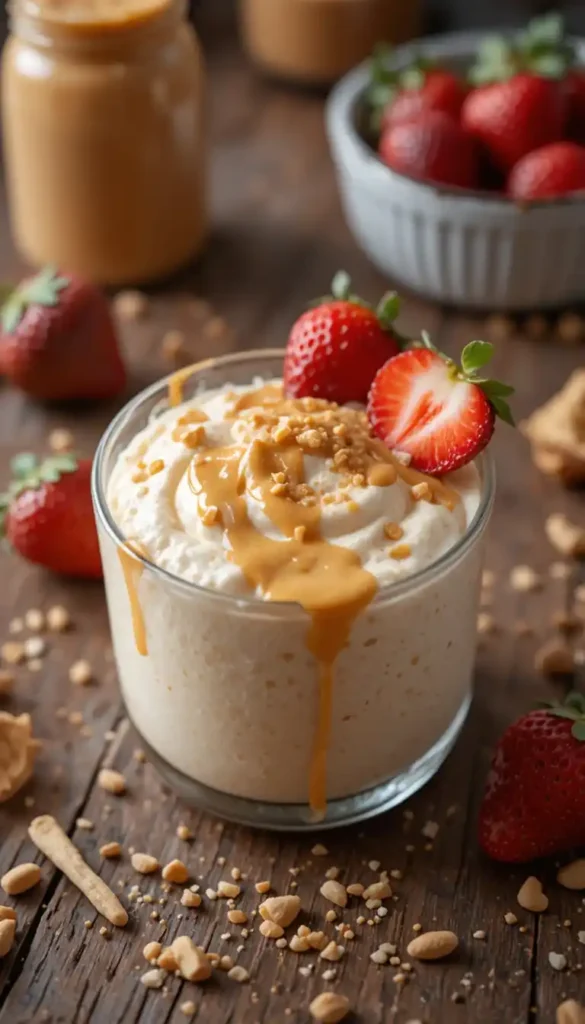 Peanut Butter Cottage Cheese Mousse