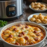 Slow Cooker Pierogi Kielbasa Casserole