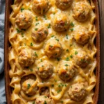 Swedish Meatball Noodle Bake Recipe