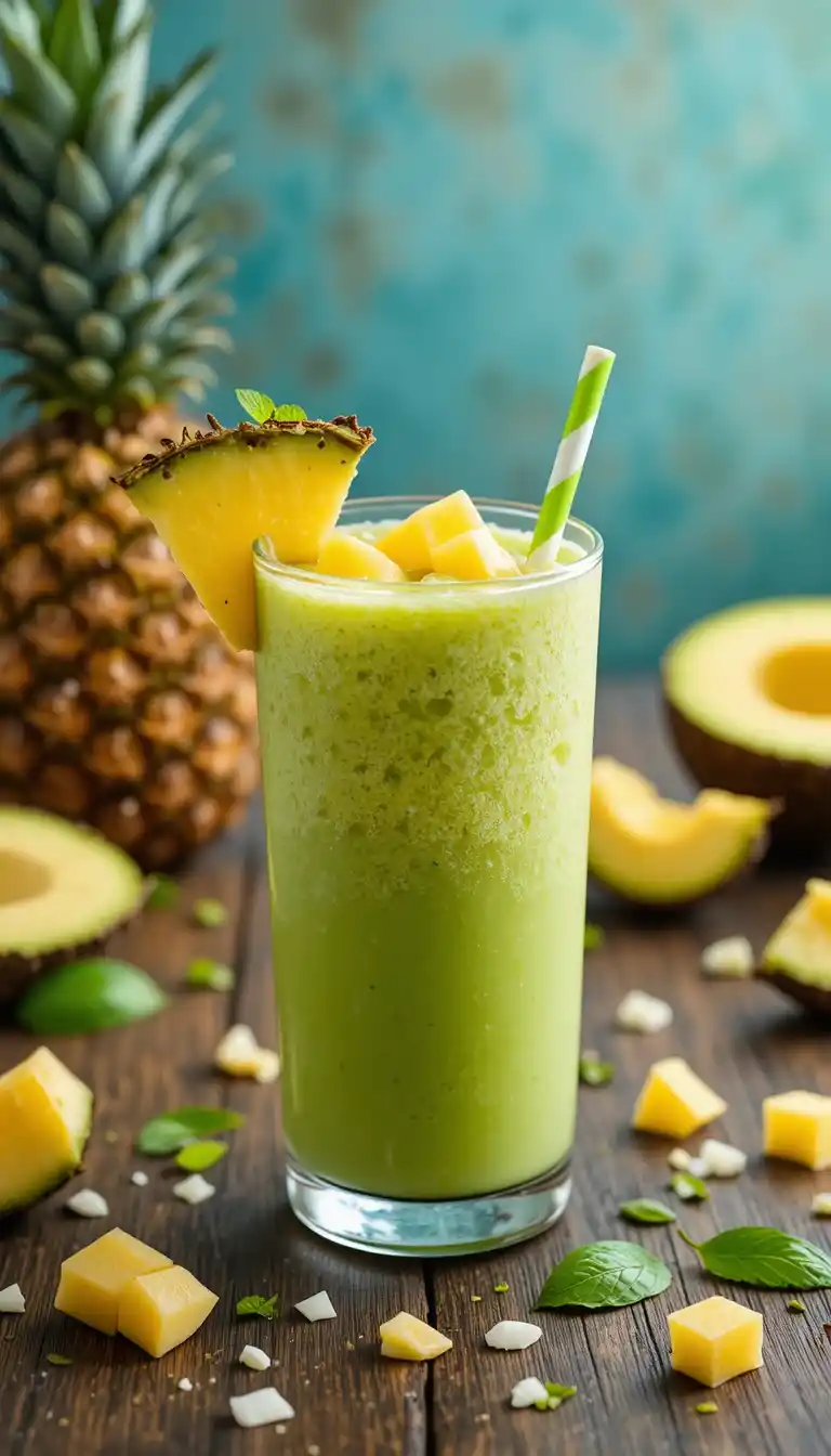 avocolada tropical smoothie recipe