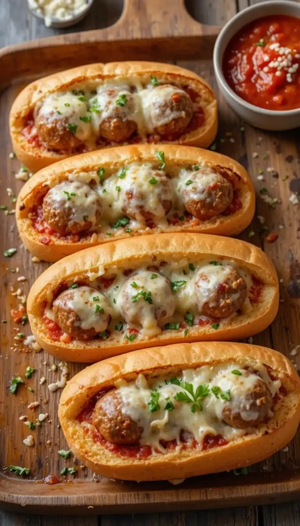 meatball boats recipe
