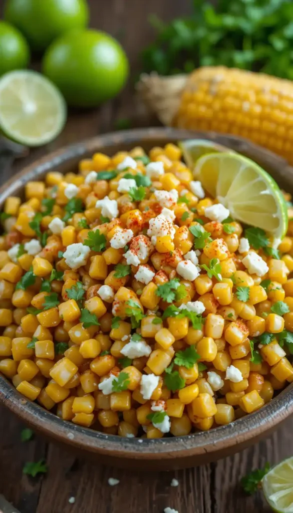 vegan mexican street corn salad