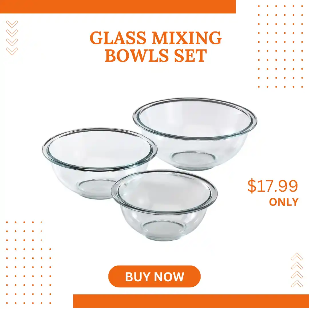 Glass Mixing Bowls Set