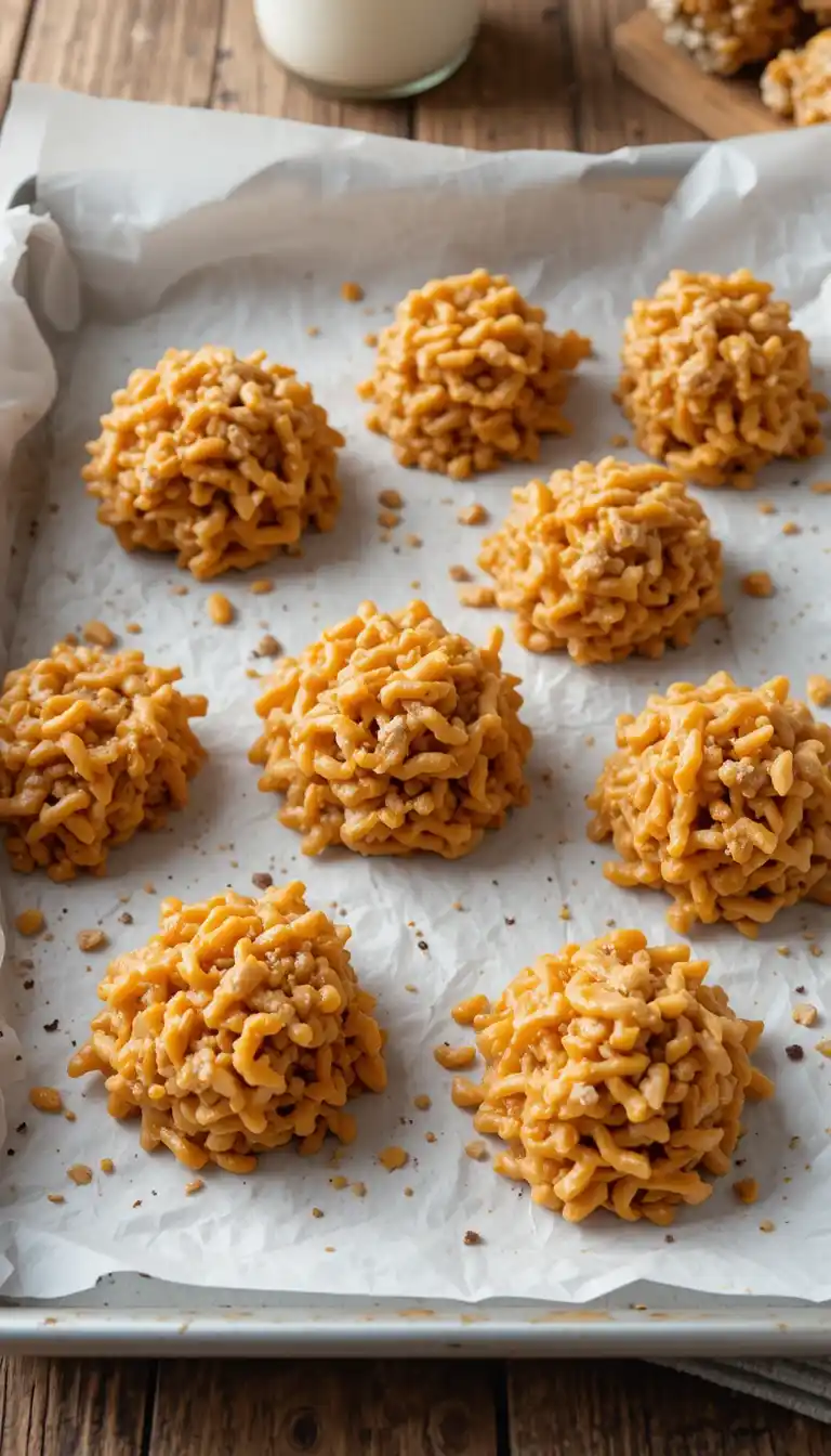 peanut butter haystacks no bake