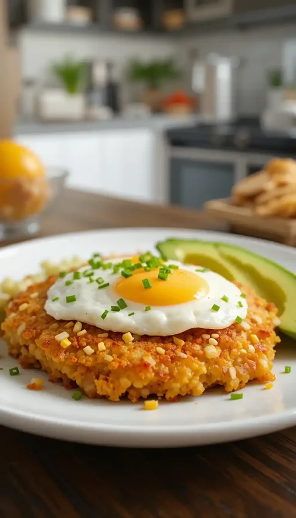 Air Fryer Hash Browns and Eggs