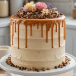 Caramel Coffee Buttercream Cake Recipe
