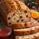 Eggless Cranberry Orange Bread
