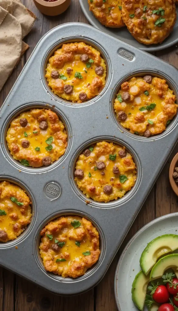 Hash Brown Sausage Egg Cups