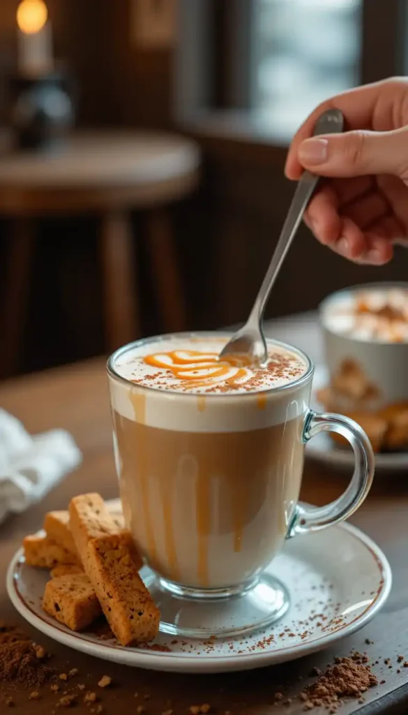 creamy caramel cappuccino