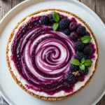 no bake huckleberry cheesecake