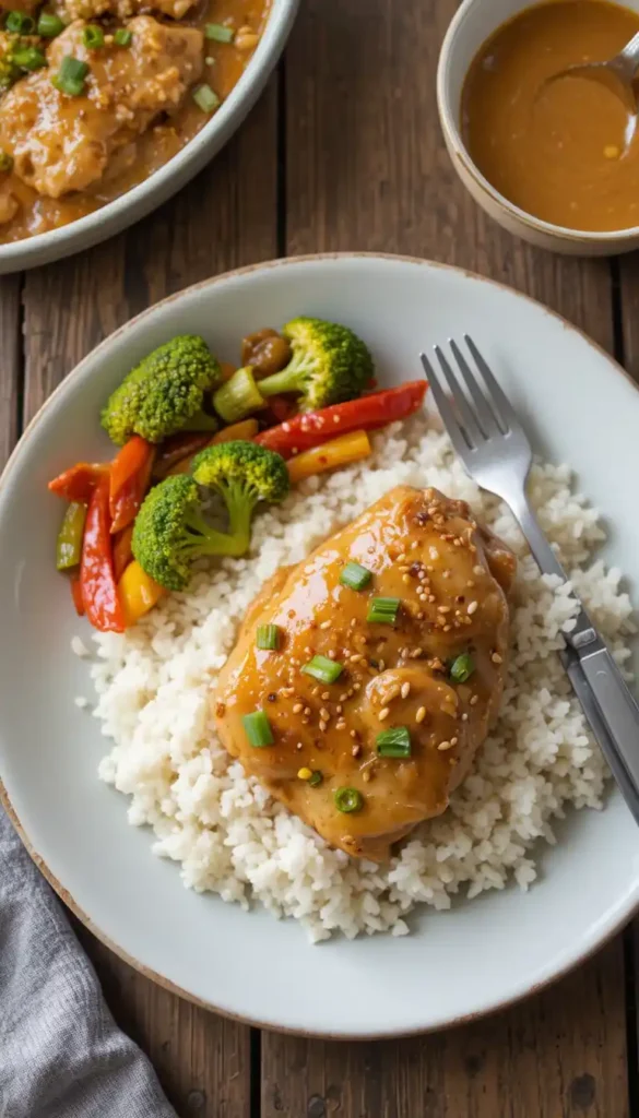 easy baked asian peanut butter chicken recipe