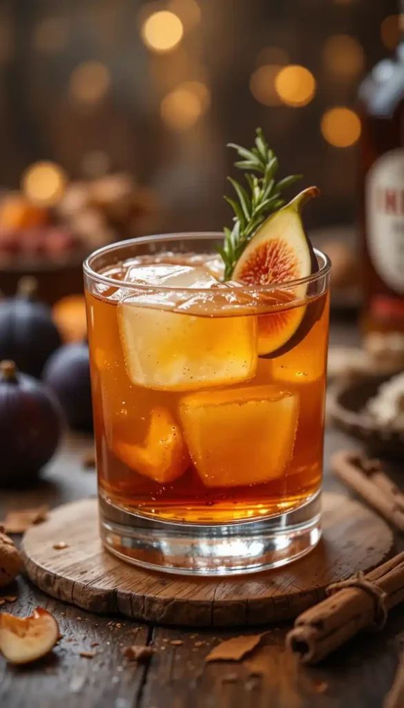 bourbon fig jam cocktail