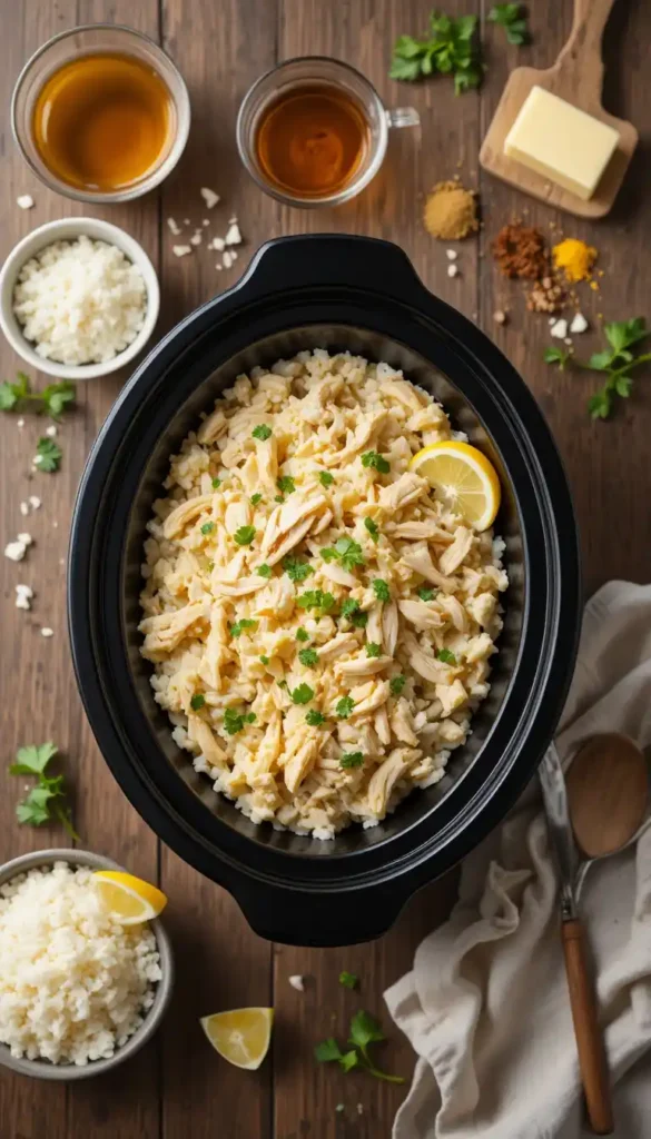 no peek chicken slow cooker