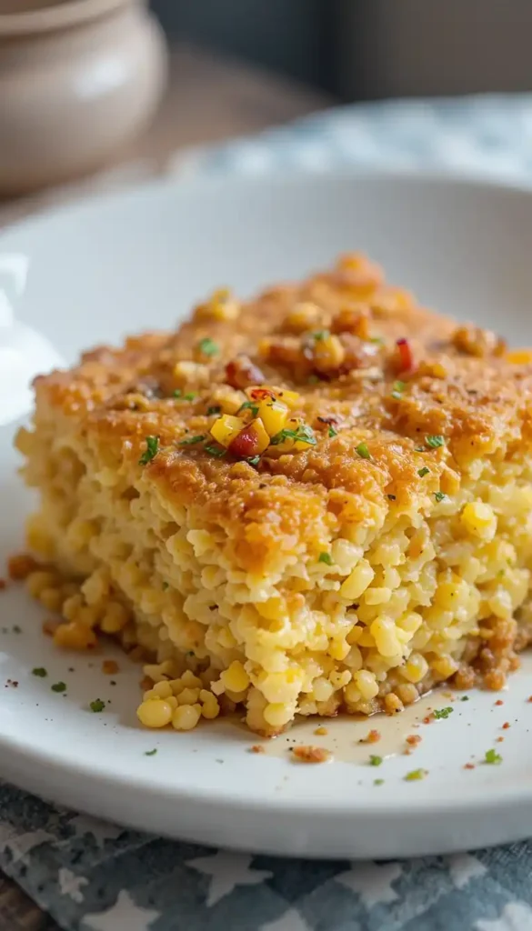 Cowboy Cornbread Casserole with Jiffy Mix