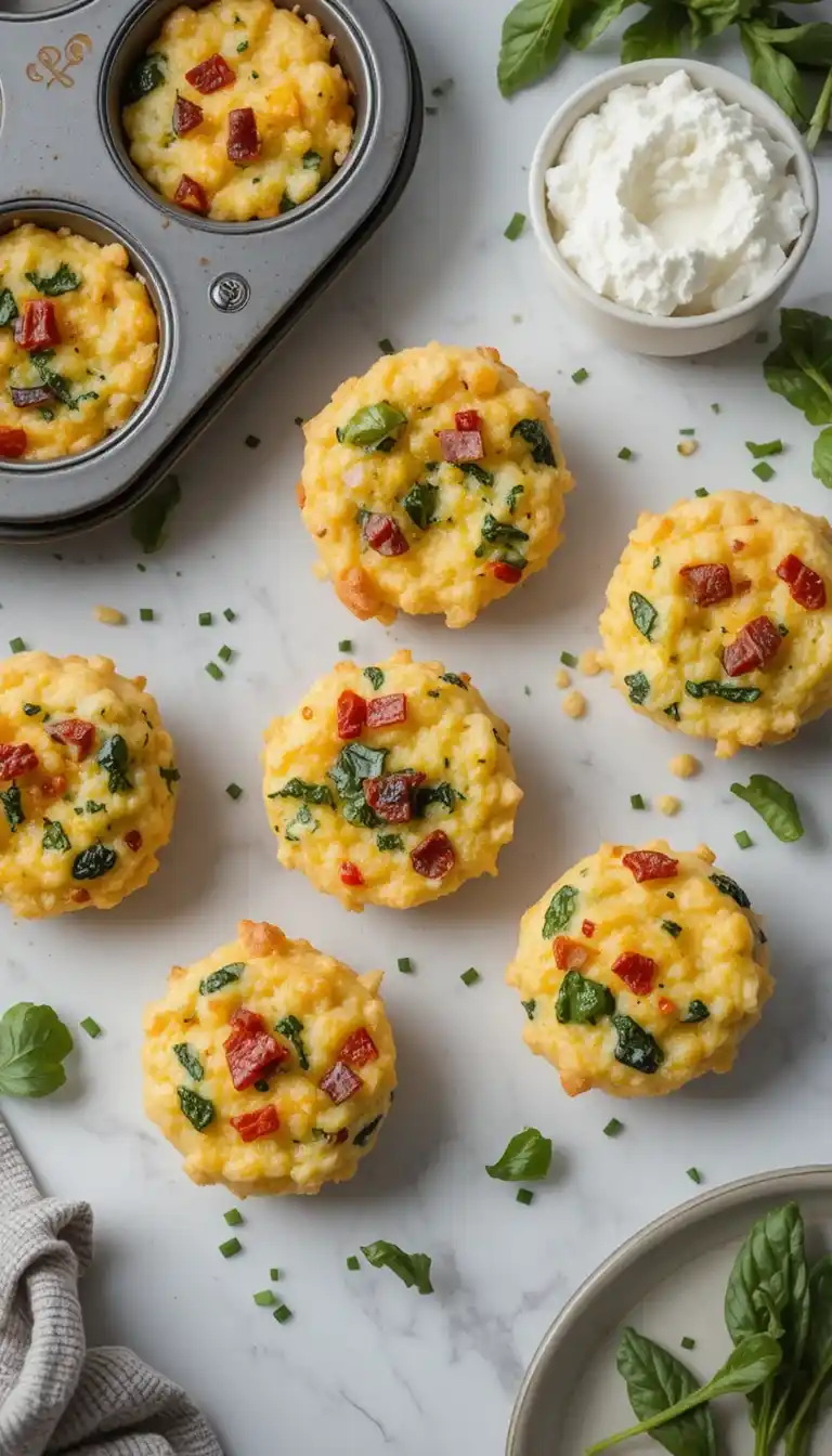 Muffin tin egg bites cottage cheese recipe
