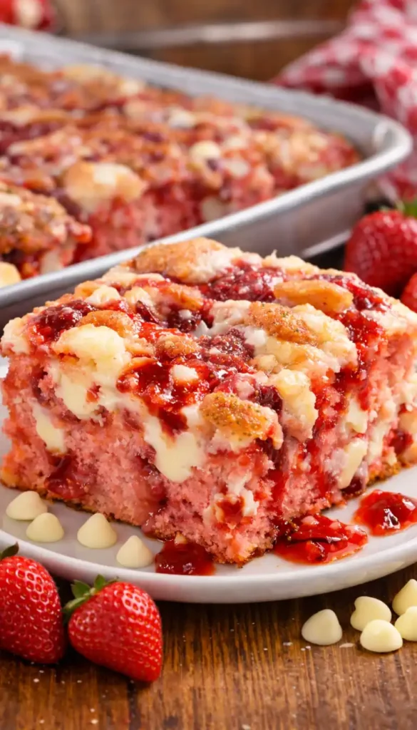 Strawberry Earthquake Cake Recipe