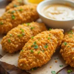 air fryer chicken tenders with corn flakes​ recipe